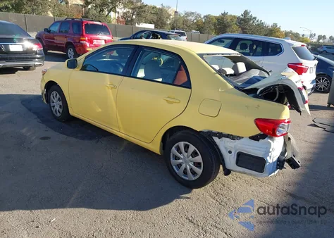 2011 Toyota Corolla Le from USA, damaged, VIN JTDBU4EE3B9154712